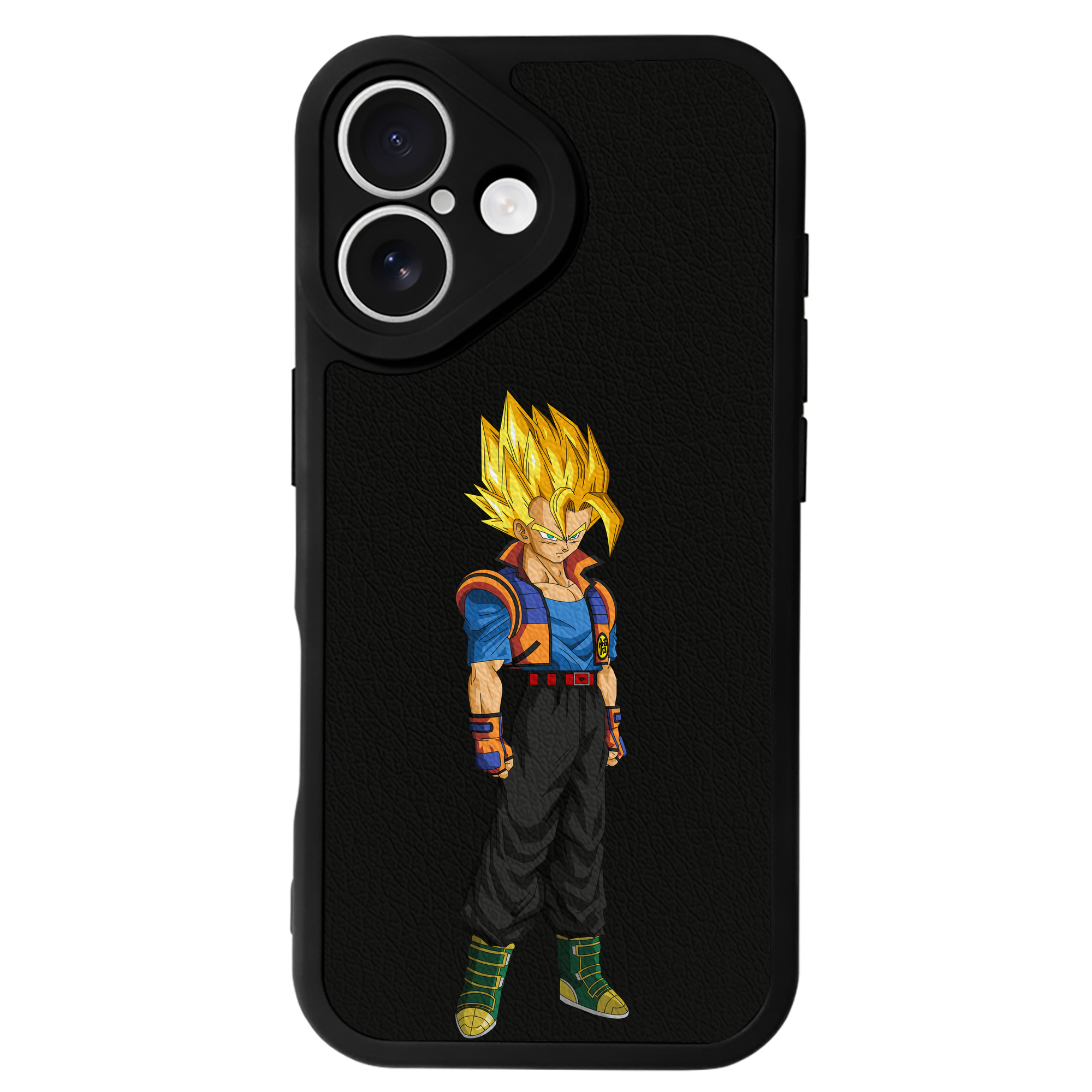 （画像用） ドラゴンボール ベジータ四世（Bejīta Yonsei）DRAGON BALL Vegeta IV 【iPhone 16シリーズ対応】シリコンスマホケース（レザー調） 材質：シリコン